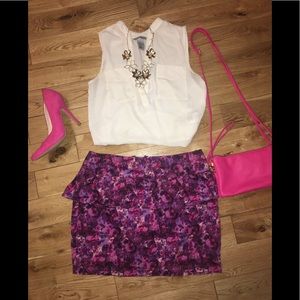 FOREVER 21 Peplum Skirt